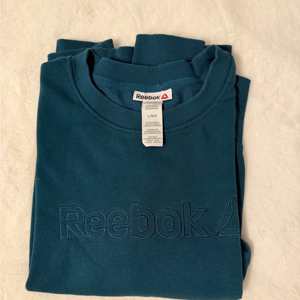 Reebok Deep Teal Crewneck